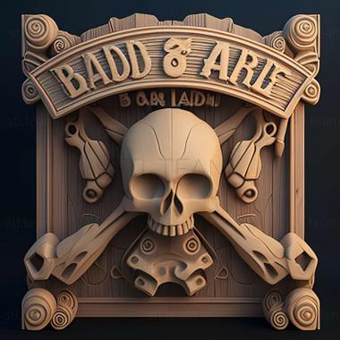 3D модель Bad To The Bone Garagaras Bone Club (STL)